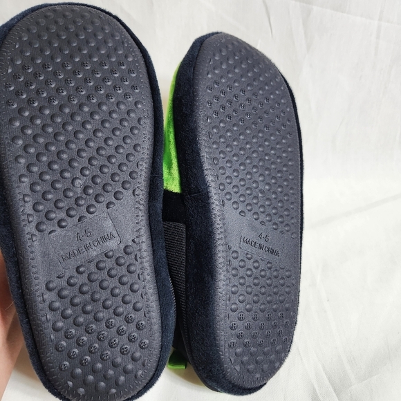 Minecraft Creeper Big Boy Slippers 4-5 Rubber Sole New Gamer - Picture 5 of 5